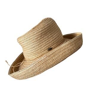 SCALA Collection Raffia Rolled Brim Hat One Size
